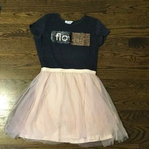 Jessica Simpson flip sequin dress barely used M s